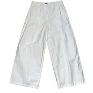 MASSIMO DUTTI Women’s Technical Pleated Voluminous Trousers size 8US/40EU NWT